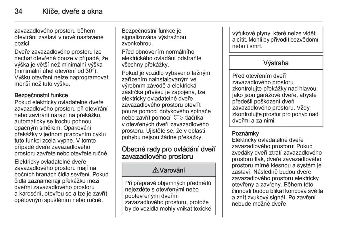 Opel Insignia navod k obsludze / page 36