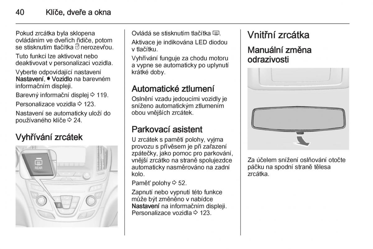 Opel Insignia navod k obsludze / page 42