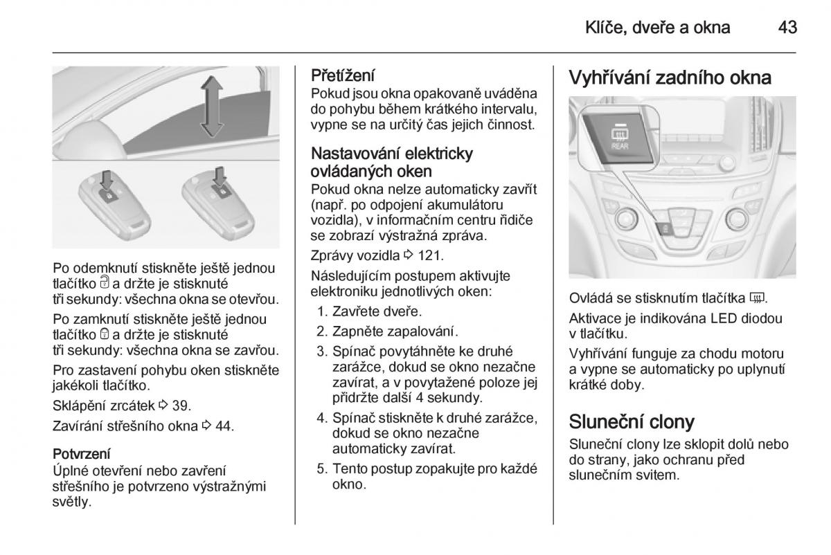 Opel Insignia navod k obsludze / page 45