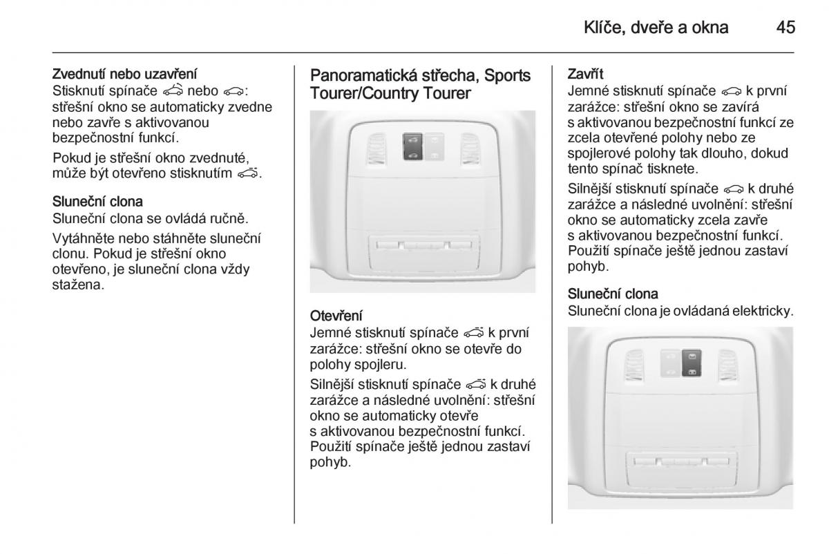 Opel Insignia navod k obsludze / page 47