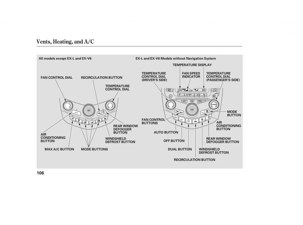 Honda Accord VII 7 CU1 Inspire owners manual / page 104