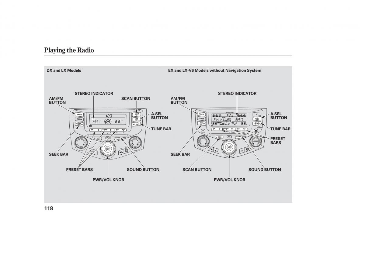 Honda Accord VII 7 CU1 Inspire owners manual / page 116