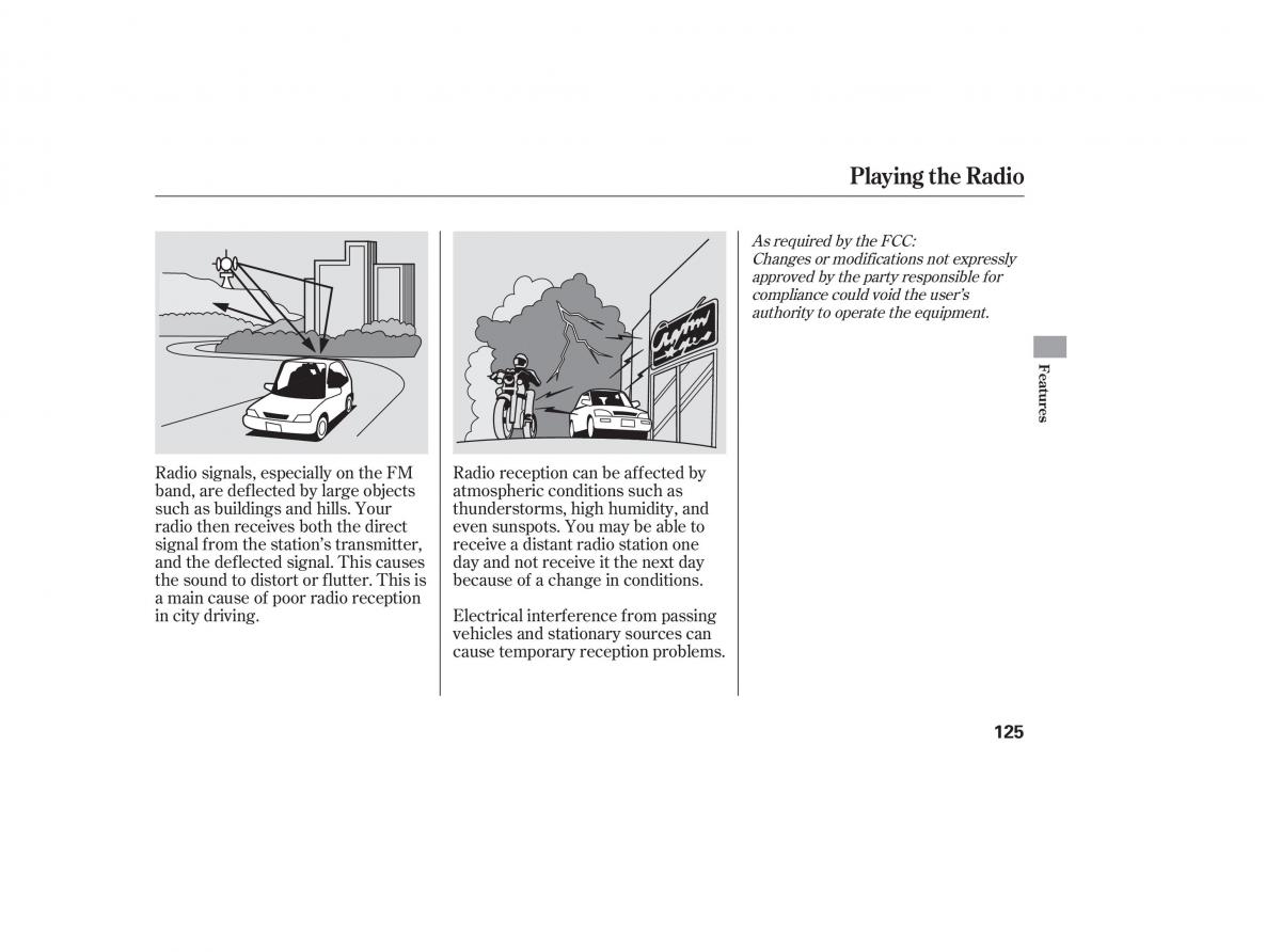 Honda Accord VII 7 CU1 Inspire owners manual / page 123