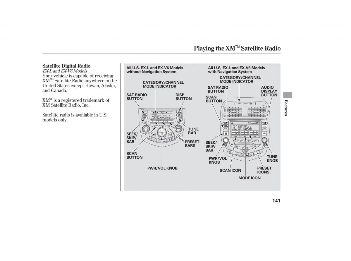 Honda Accord VII 7 CU1 Inspire owners manual / page 139