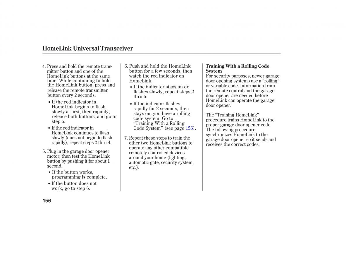 Honda Accord VII 7 CU1 Inspire owners manual / page 154