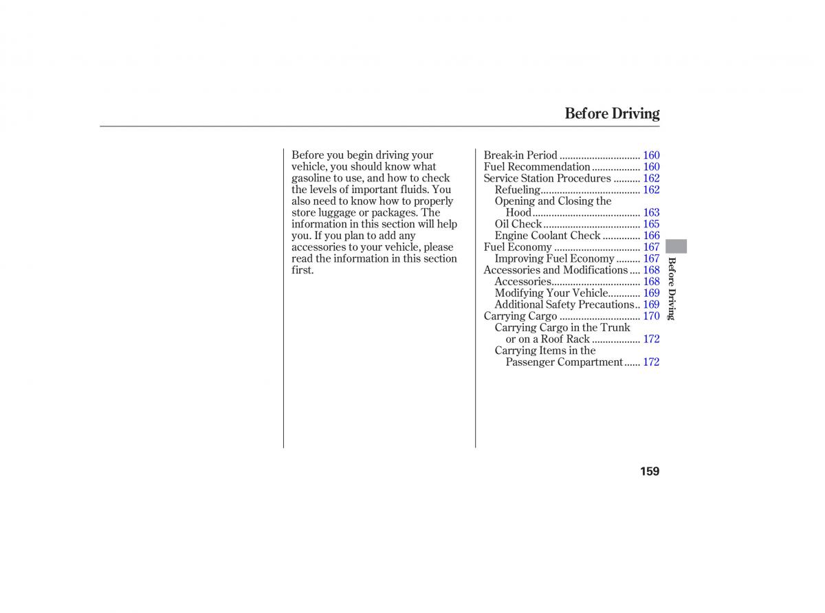 Honda Accord VII 7 CU1 Inspire owners manual / page 157