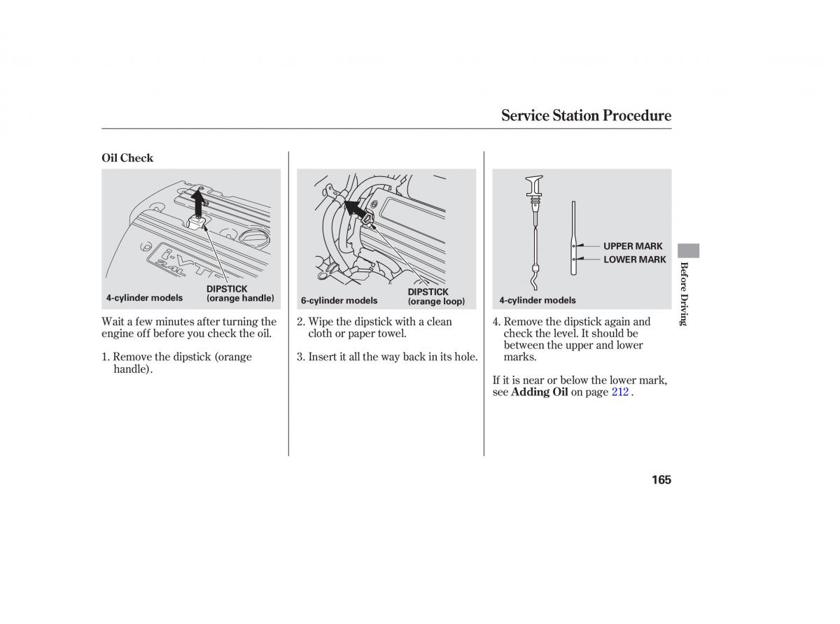 Honda Accord VII 7 CU1 Inspire owners manual / page 163