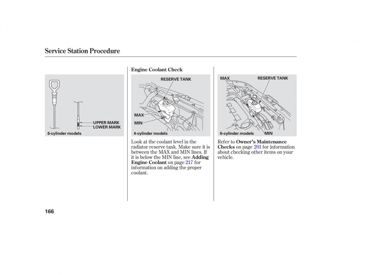 Honda Accord VII 7 CU1 Inspire owners manual / page 164