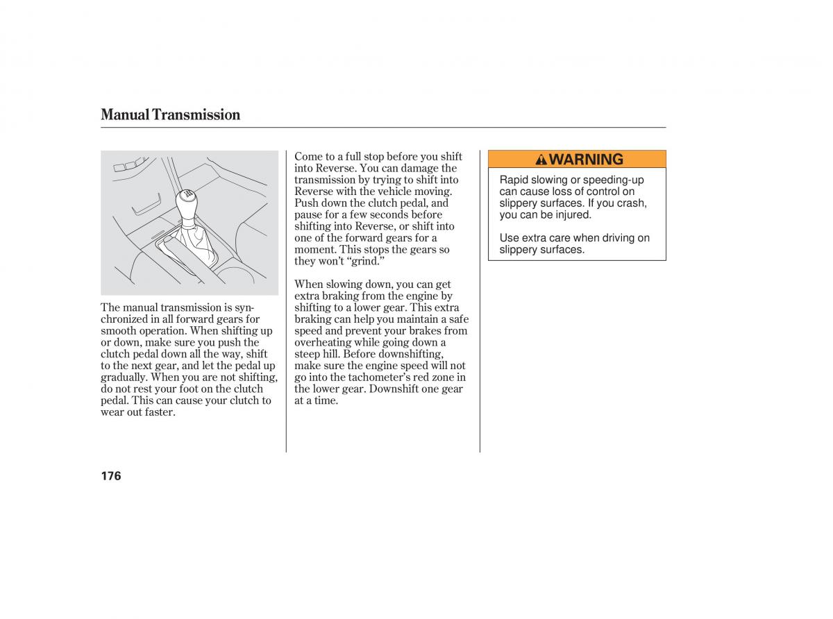 Honda Accord VII 7 CU1 Inspire owners manual / page 174