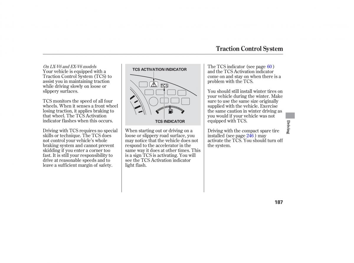 Honda Accord VII 7 CU1 Inspire owners manual / page 185