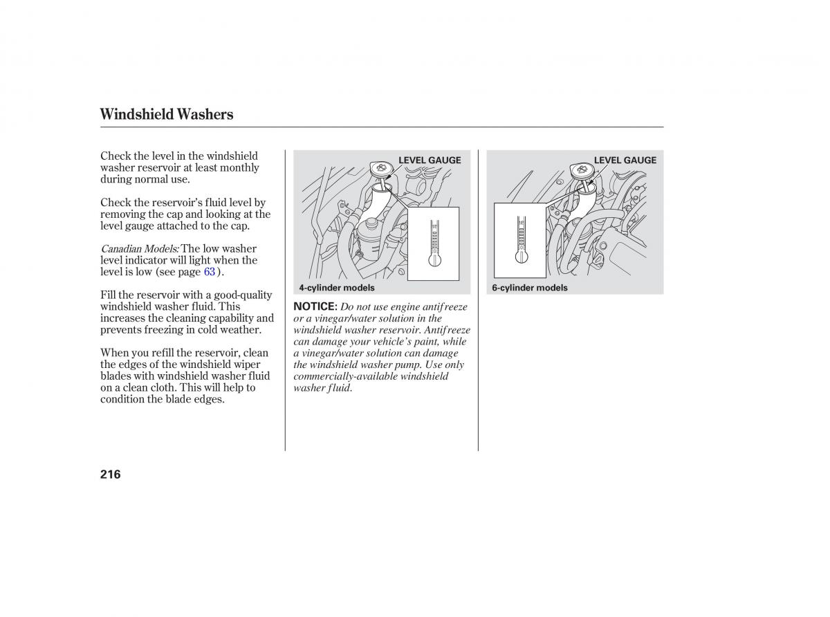 Honda Accord VII 7 CU1 Inspire owners manual / page 213