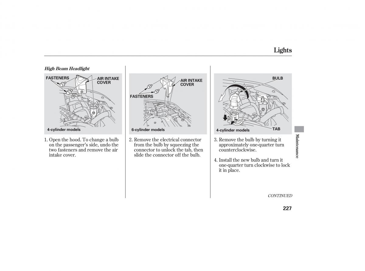 Honda Accord VII 7 CU1 Inspire owners manual / page 224