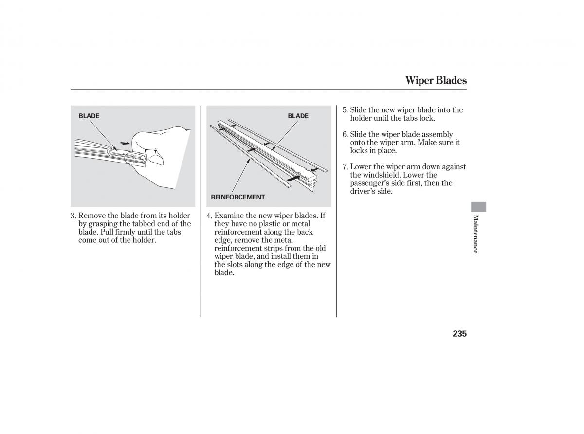 Honda Accord VII 7 CU1 Inspire owners manual / page 232