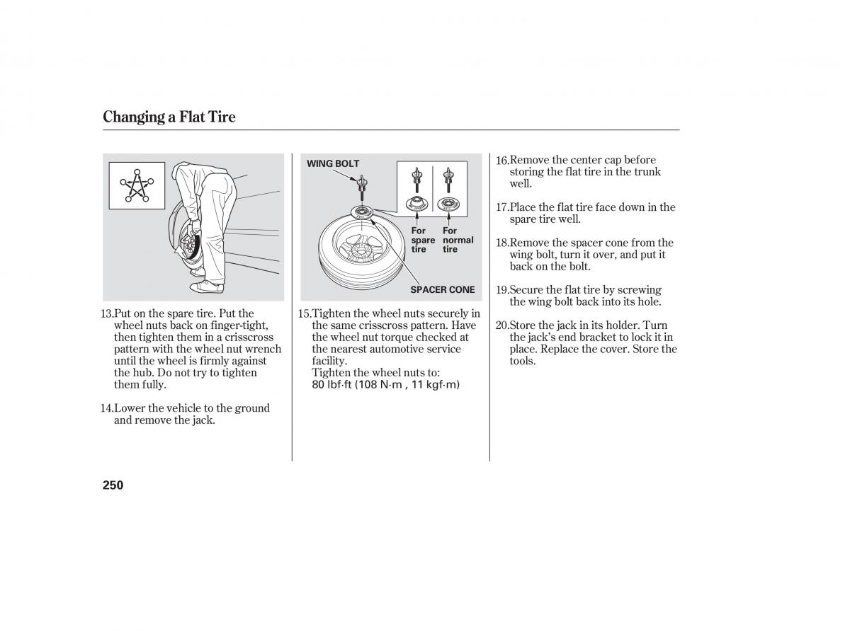 Honda Accord VII 7 CU1 Inspire owners manual / page 247