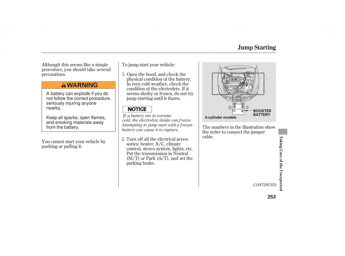 Honda Accord VII 7 CU1 Inspire owners manual / page 250