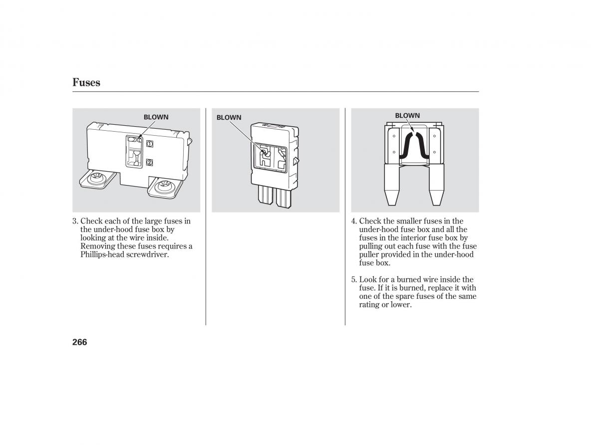 Honda Accord VII 7 CU1 Inspire owners manual / page 263