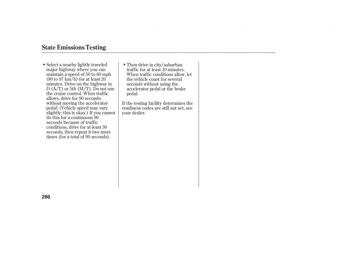 Honda Accord VII 7 CU1 Inspire owners manual / page 282