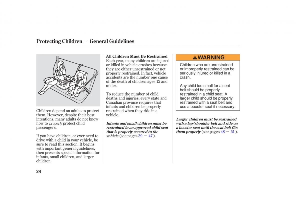 Honda Accord VII 7 CU1 Inspire owners manual / page 33