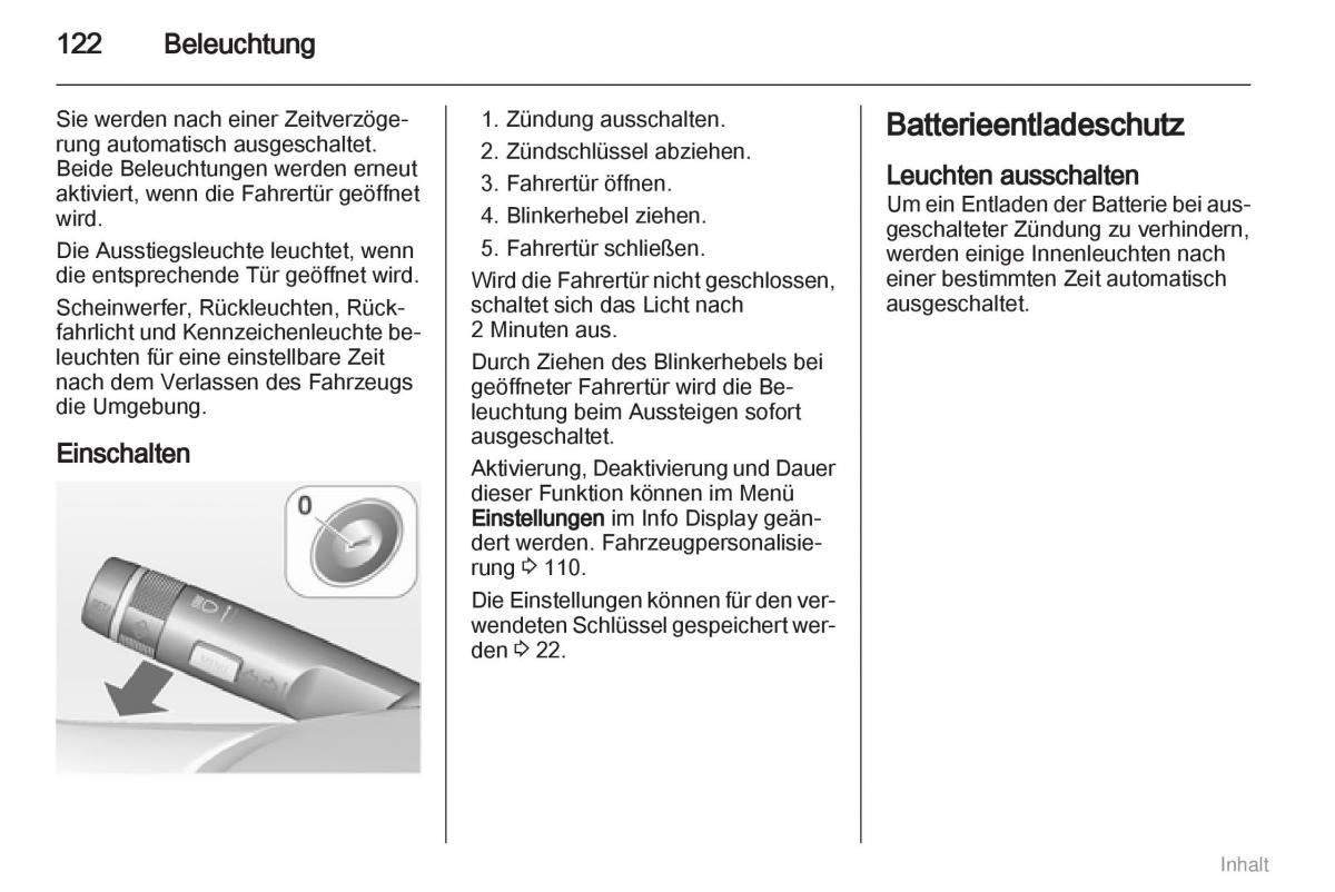 Opel Meriva II 2 B Chevrolet Meriva Vauxhall Meriva Handbuch / page 123