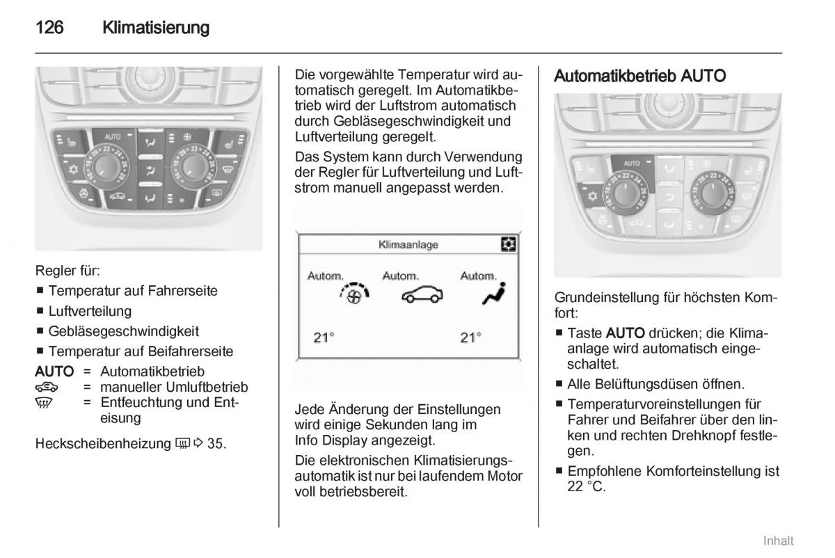 Opel Meriva II 2 B Chevrolet Meriva Vauxhall Meriva Handbuch / page 127