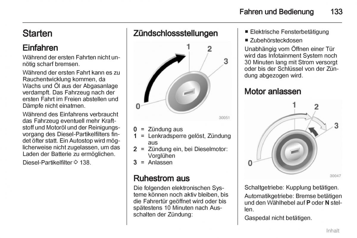 Opel Meriva II 2 B Chevrolet Meriva Vauxhall Meriva Handbuch / page 134