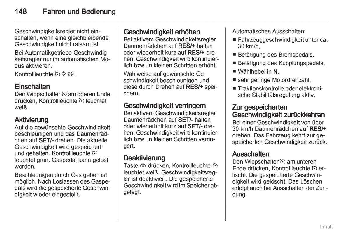 Opel Meriva II 2 B Chevrolet Meriva Vauxhall Meriva Handbuch / page 149