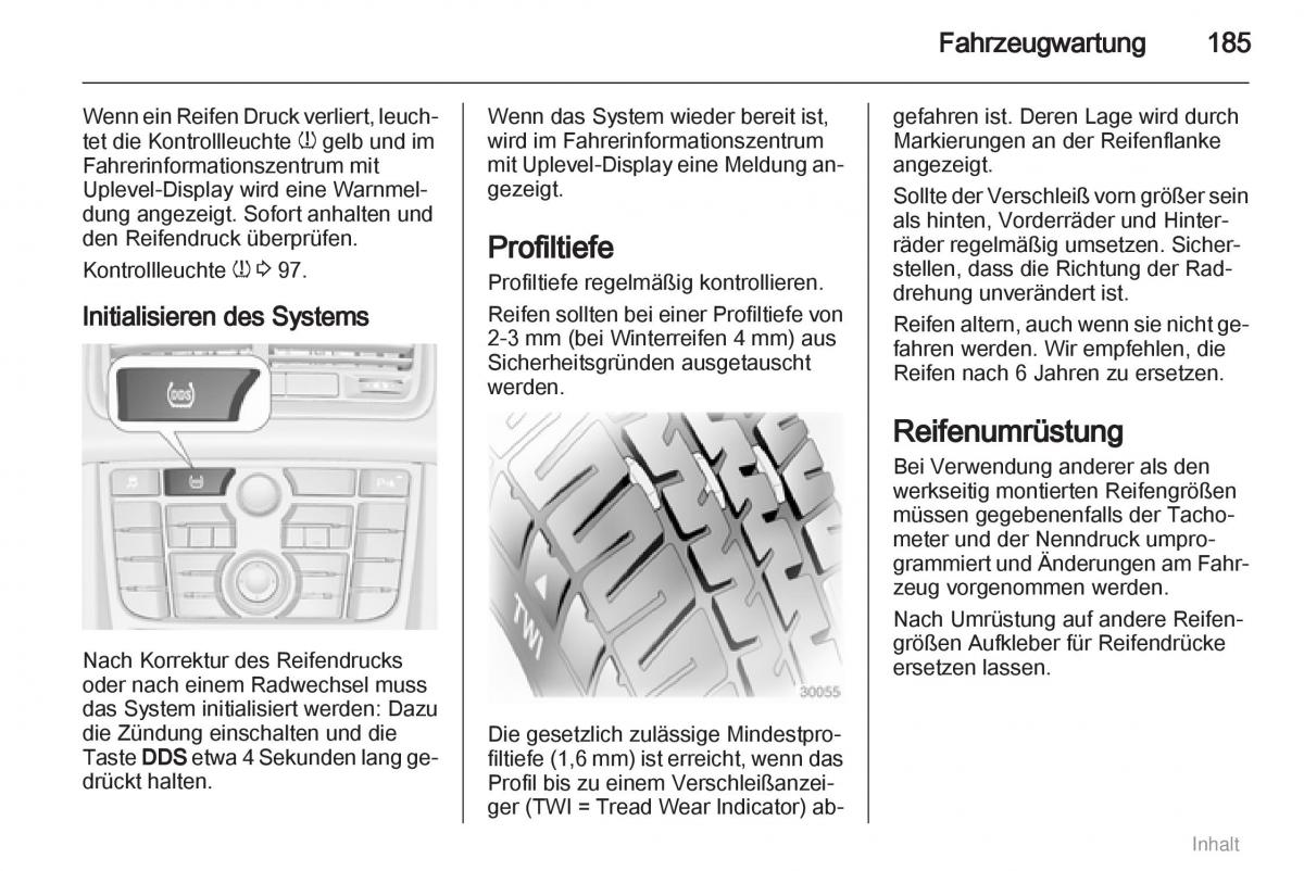 Opel Meriva II 2 B Chevrolet Meriva Vauxhall Meriva Handbuch / page 186