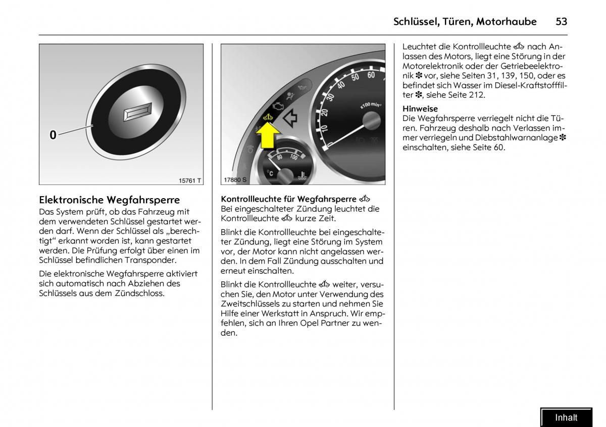 Opel Meriva I 1 A Chevrolet Meriva Vauxhall Meriva Handbuch / page 55