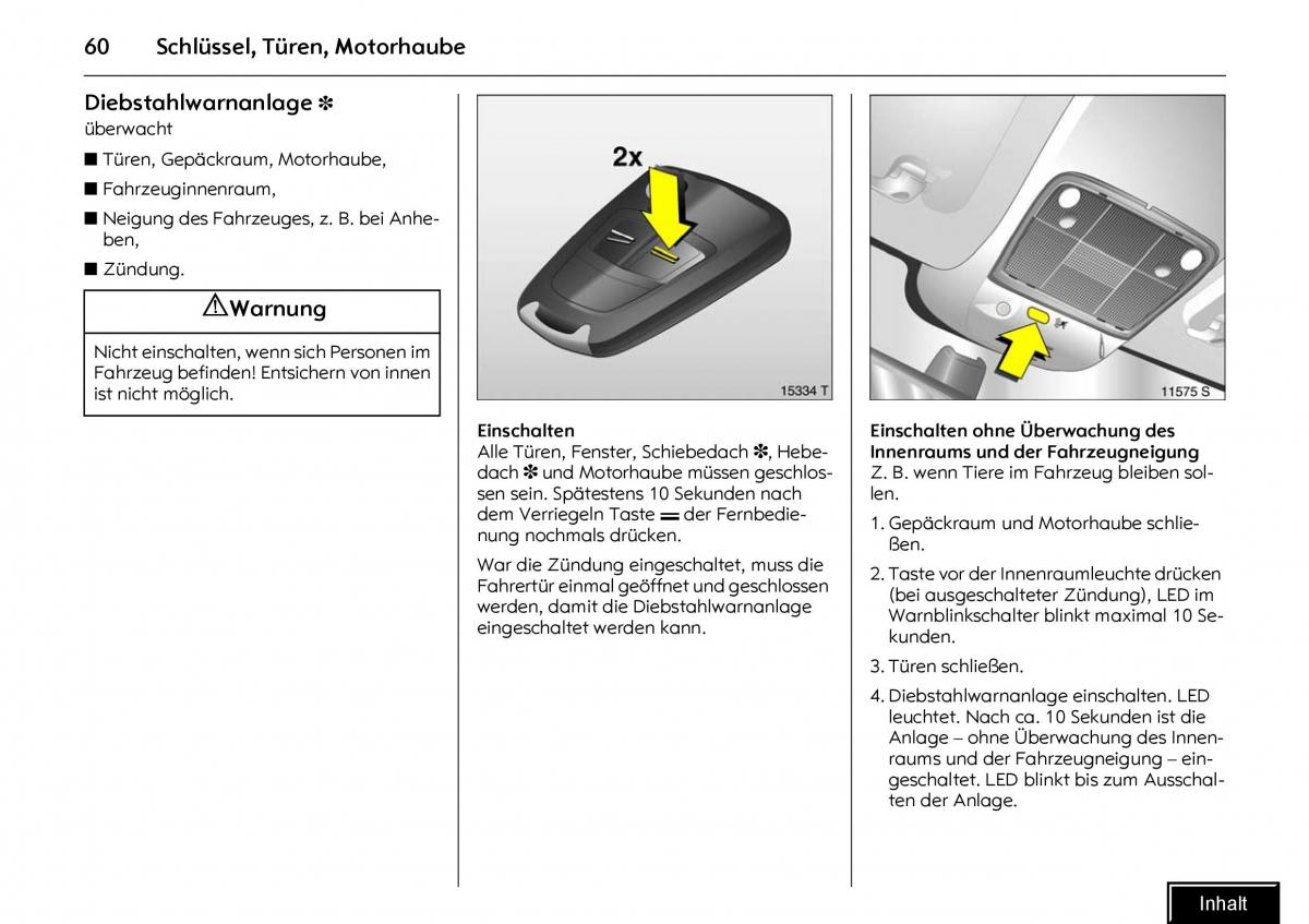 Opel Meriva I 1 A Chevrolet Meriva Vauxhall Meriva Handbuch / page 62