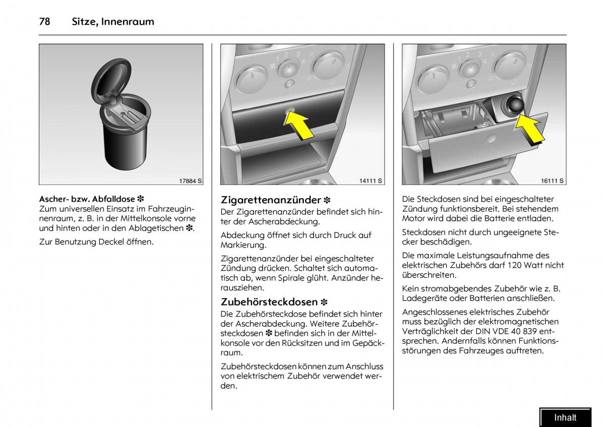 Opel Meriva I 1 A Chevrolet Meriva Vauxhall Meriva Handbuch / page 80