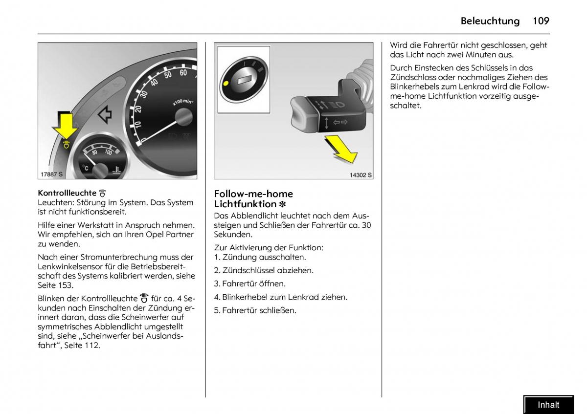 Opel Meriva I 1 A Chevrolet Meriva Vauxhall Meriva Handbuch / page 111