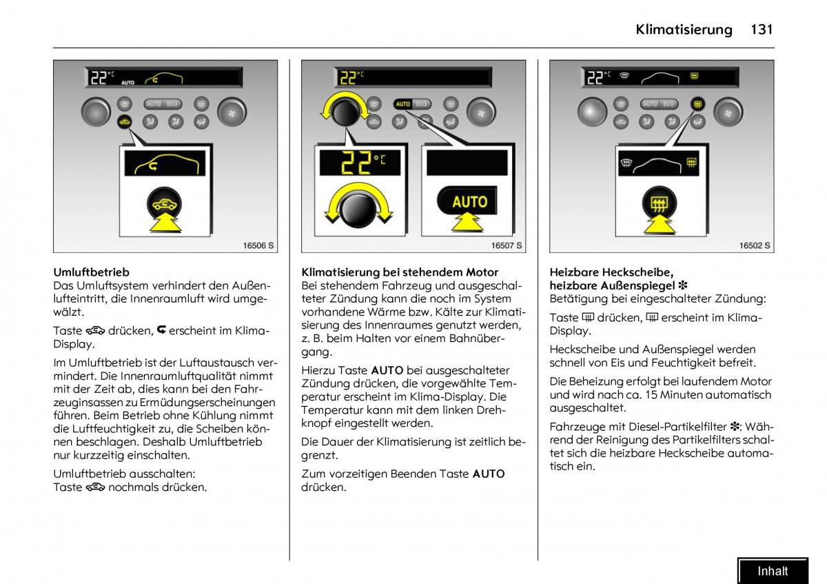 Opel Meriva I 1 A Chevrolet Meriva Vauxhall Meriva Handbuch / page 133