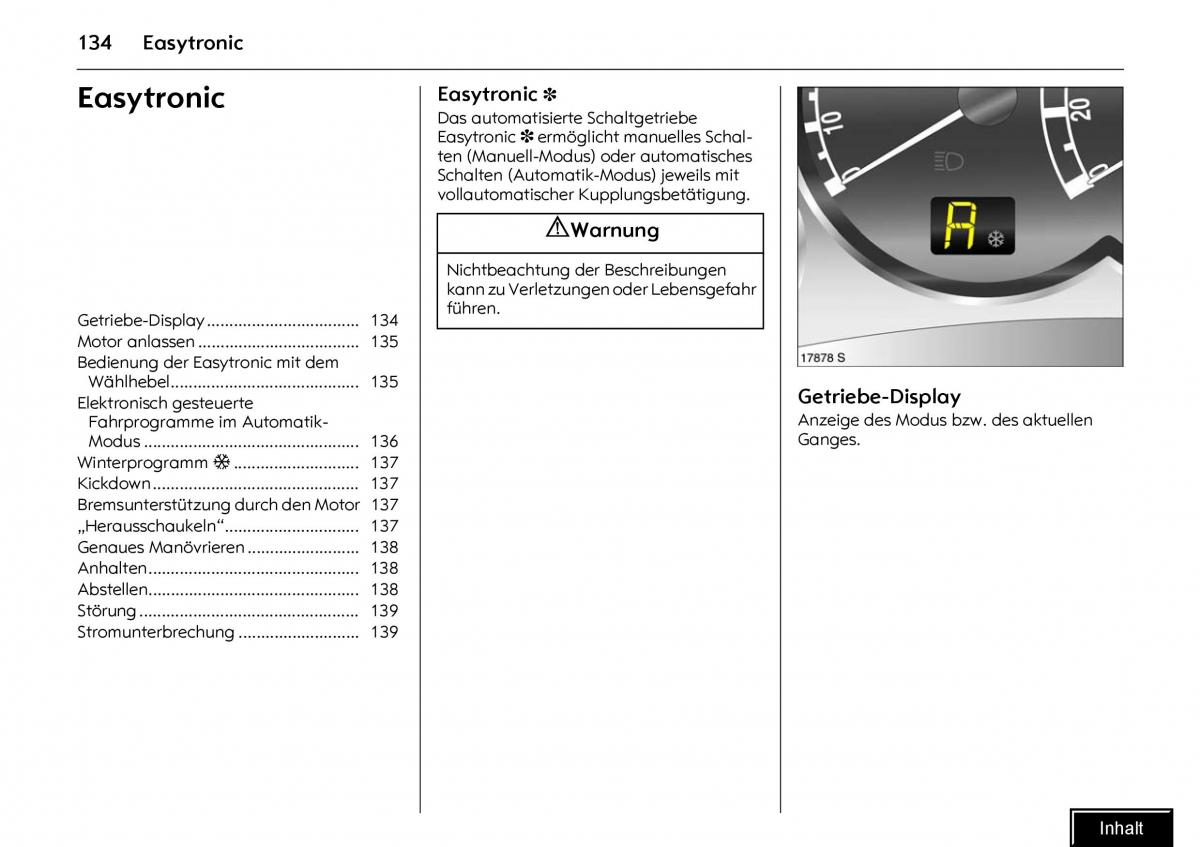 Opel Meriva I 1 A Chevrolet Meriva Vauxhall Meriva Handbuch / page 136