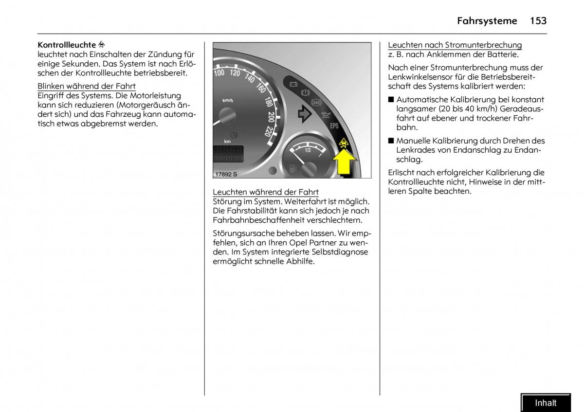 Opel Meriva I 1 A Chevrolet Meriva Vauxhall Meriva Handbuch / page 155