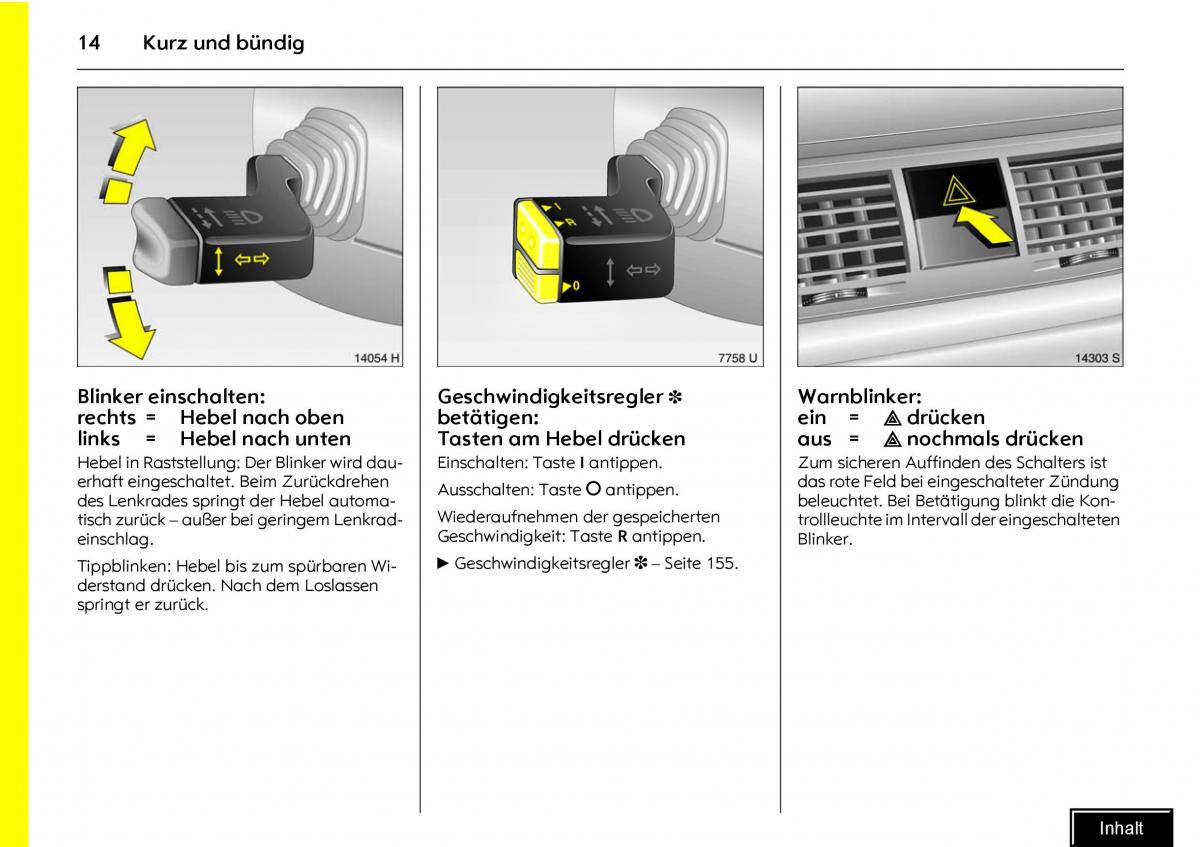 Opel Meriva I 1 A Chevrolet Meriva Vauxhall Meriva Handbuch / page 16