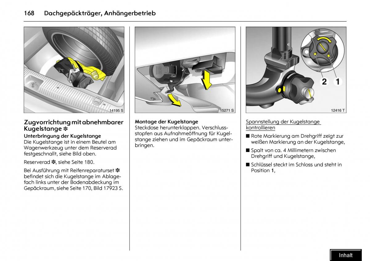 Opel Meriva I 1 A Chevrolet Meriva Vauxhall Meriva Handbuch / page 170