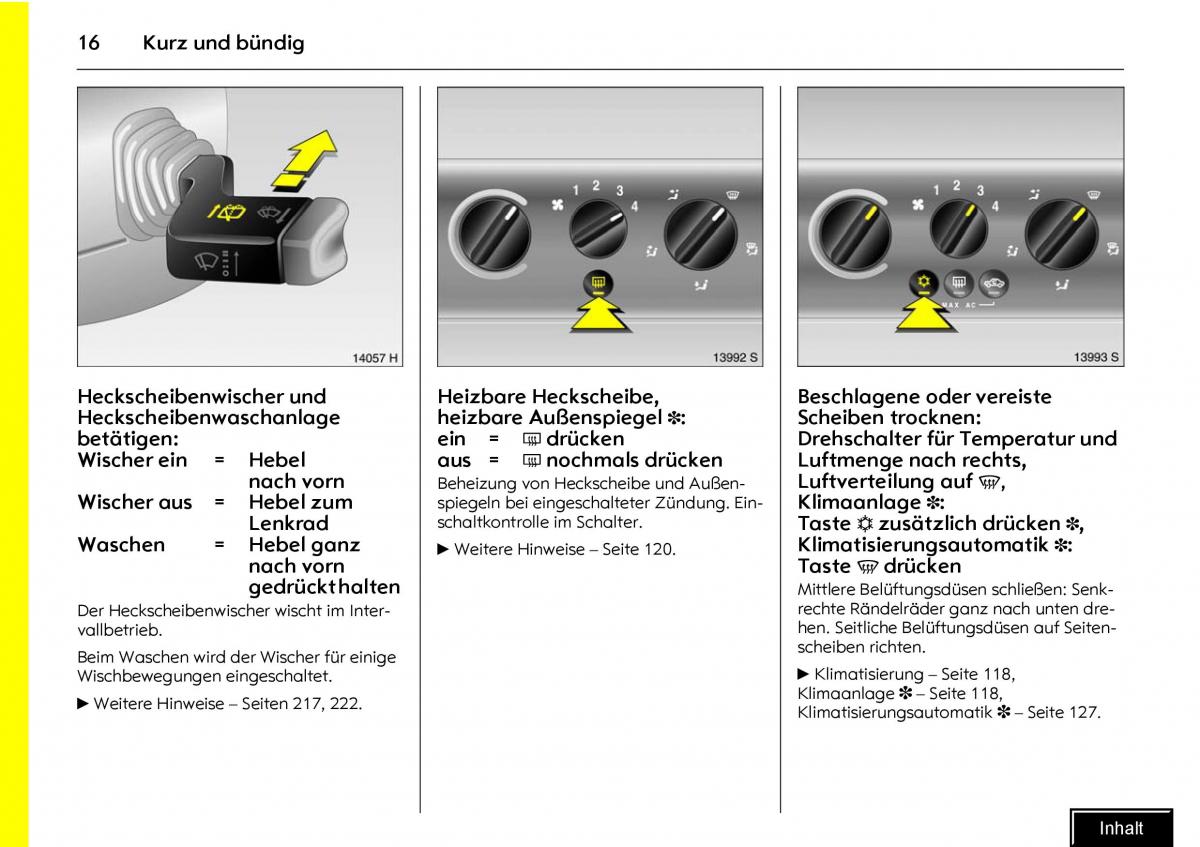 Opel Meriva I 1 A Chevrolet Meriva Vauxhall Meriva Handbuch / page 18