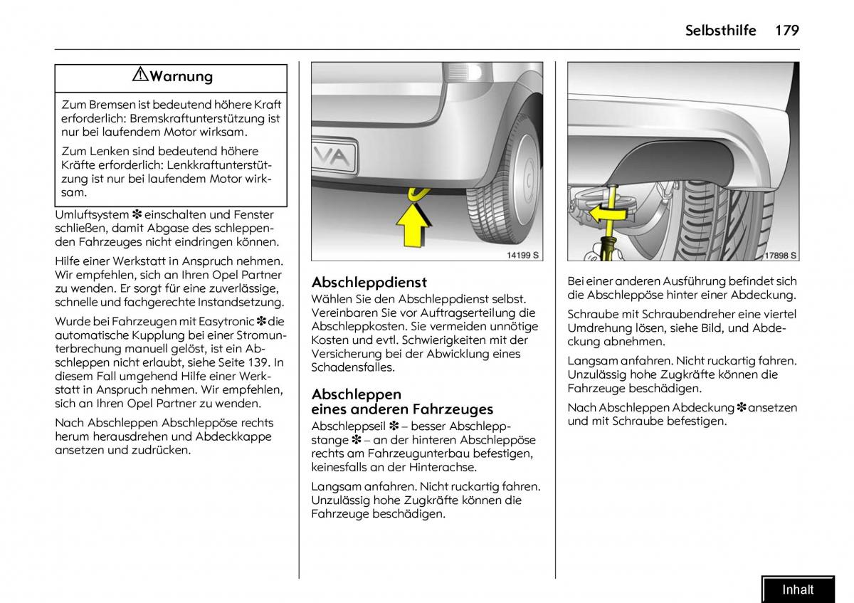 Opel Meriva I 1 A Chevrolet Meriva Vauxhall Meriva Handbuch / page 181