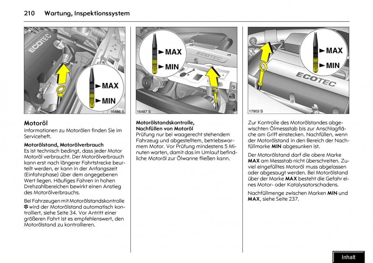 Opel Meriva I 1 A Chevrolet Meriva Vauxhall Meriva Handbuch / page 212