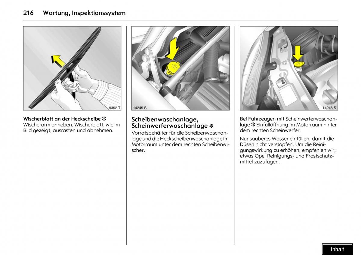 Opel Meriva I 1 A Chevrolet Meriva Vauxhall Meriva Handbuch / page 218