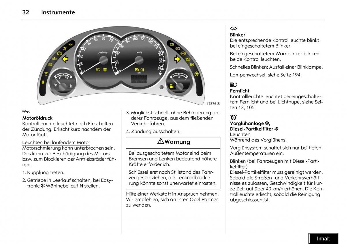 Opel Meriva I 1 A Chevrolet Meriva Vauxhall Meriva Handbuch / page 34