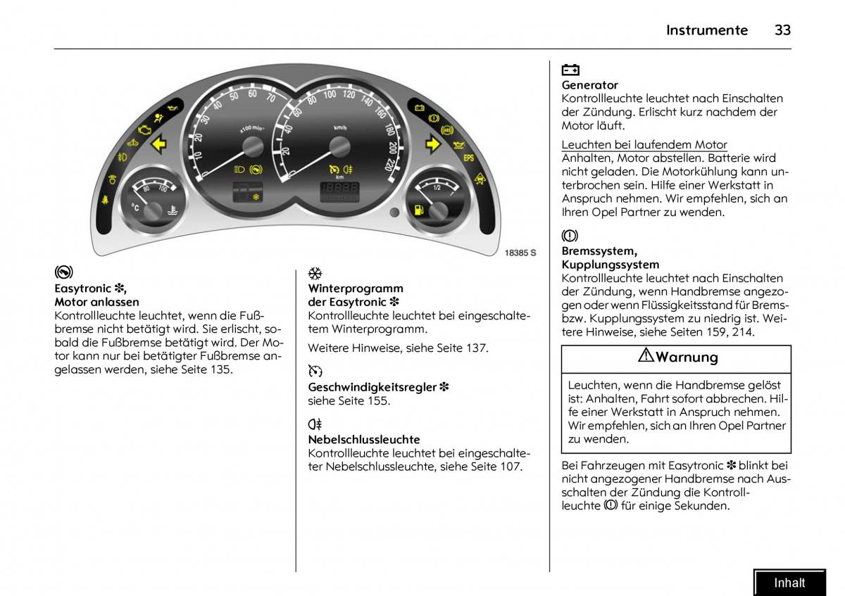 Opel Meriva I 1 A Chevrolet Meriva Vauxhall Meriva Handbuch / page 35