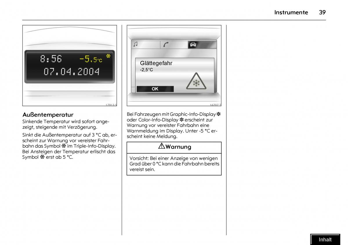 Opel Meriva I 1 A Chevrolet Meriva Vauxhall Meriva Handbuch / page 41