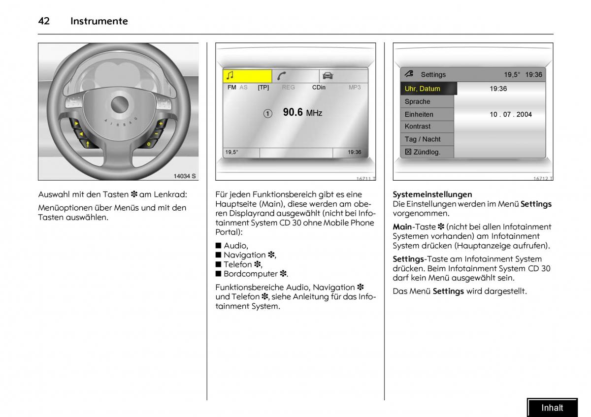 Opel Meriva I 1 A Chevrolet Meriva Vauxhall Meriva Handbuch / page 44