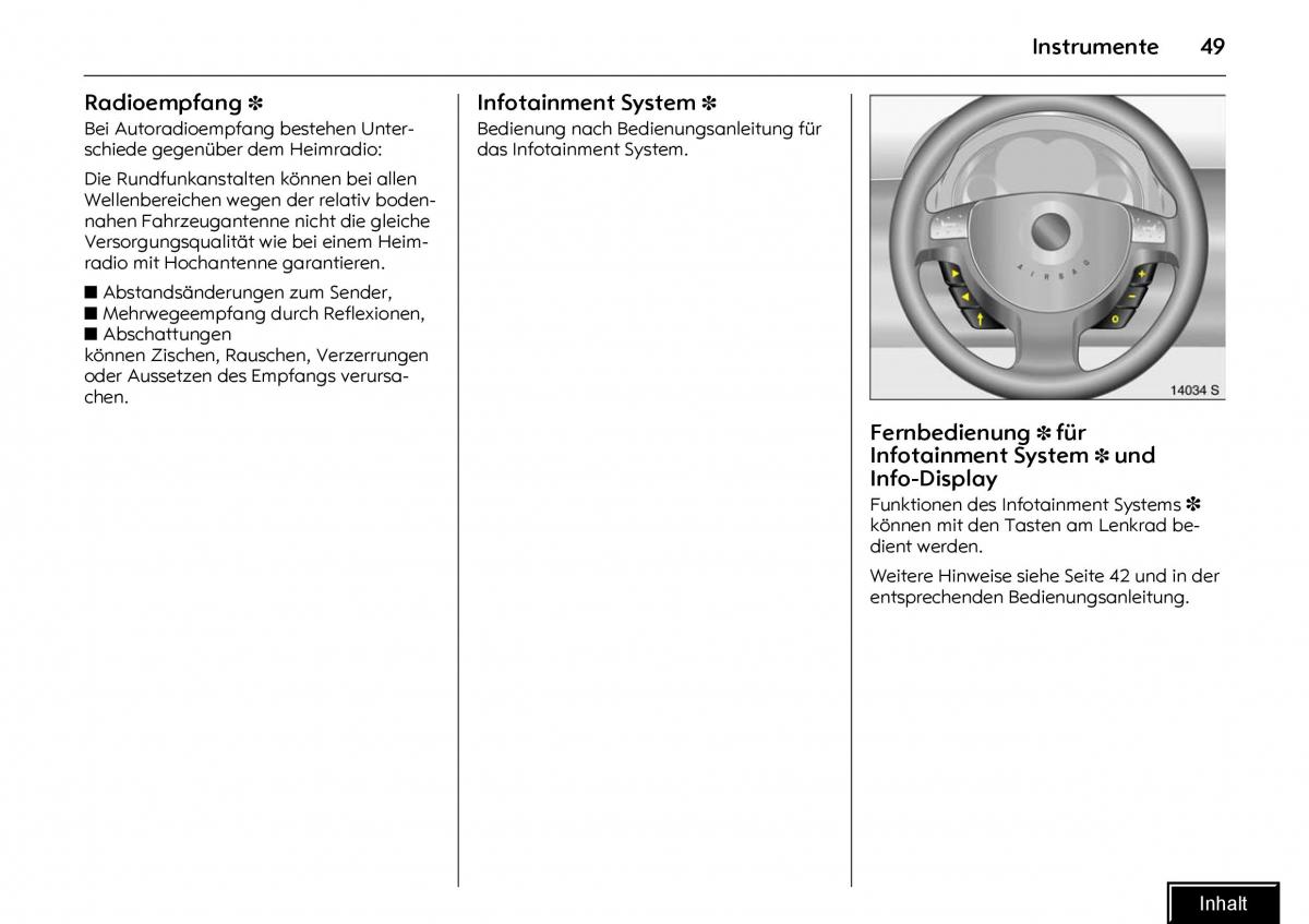 Opel Meriva I 1 A Chevrolet Meriva Vauxhall Meriva Handbuch / page 51