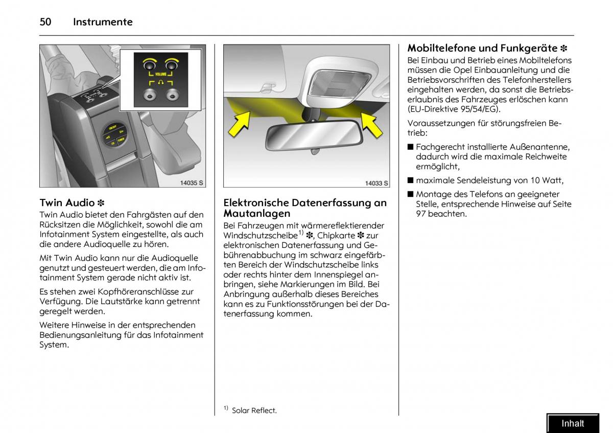 Opel Meriva I 1 A Chevrolet Meriva Vauxhall Meriva Handbuch / page 52