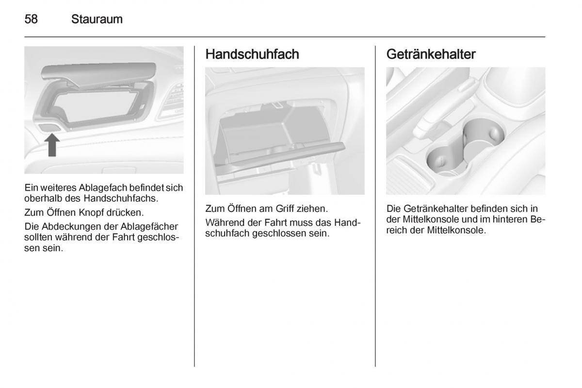 Opel Mokka Handbuch / page 60