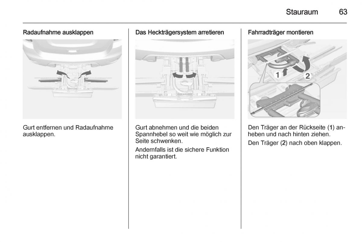 Opel Mokka Handbuch / page 65