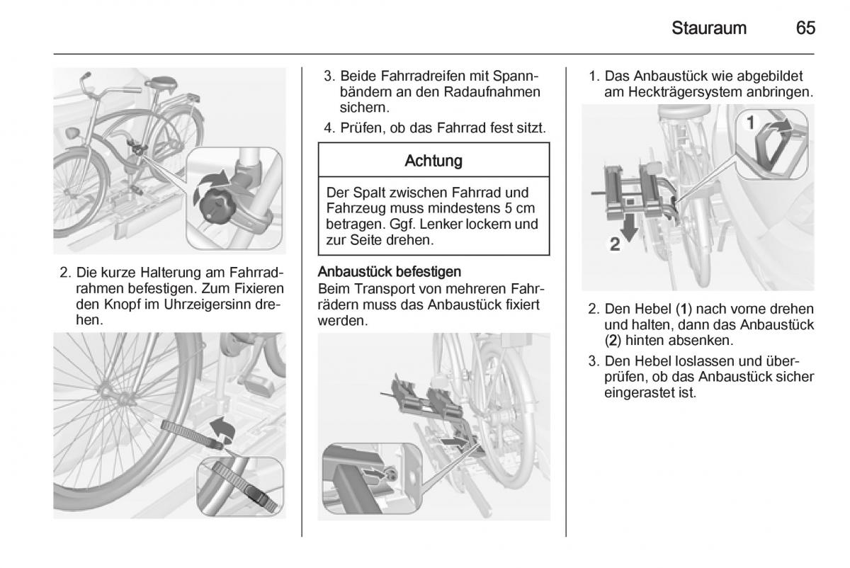 Opel Mokka Handbuch / page 67