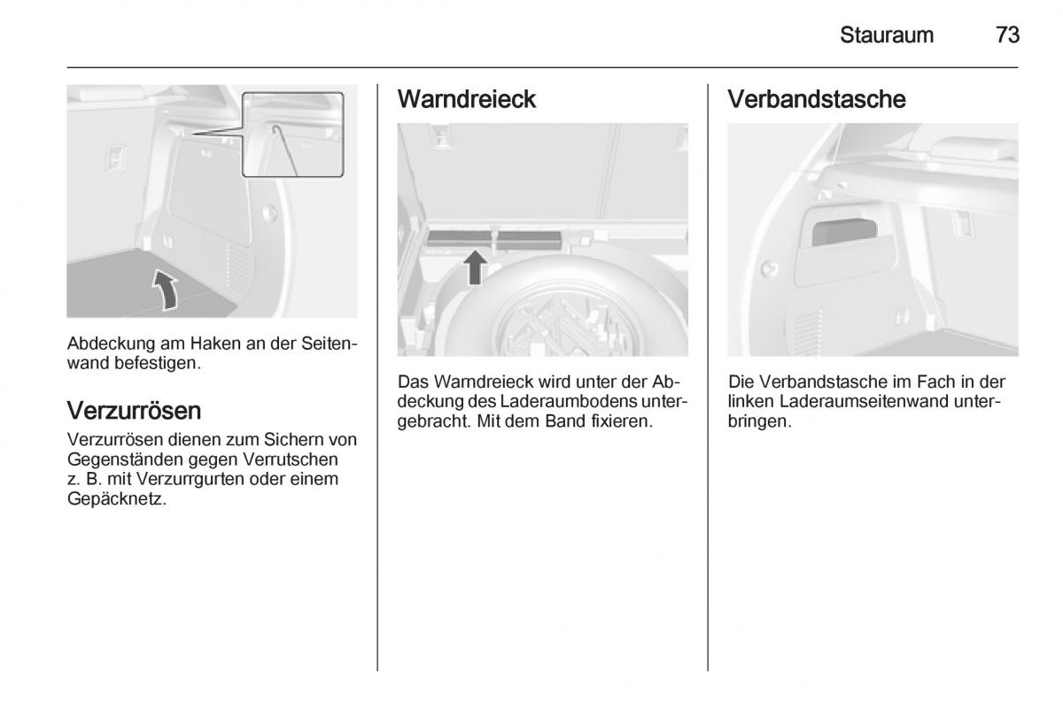 Opel Mokka Handbuch / page 75